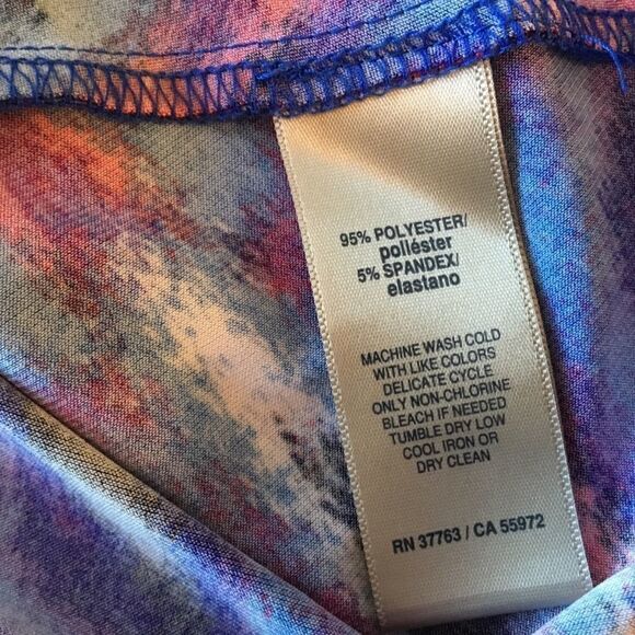 SALE 2/$30. NWOT Rafaella Women’s Sz. Medium Cold-Shoulder Short Sleeved Tunic - Picture 7 of 9